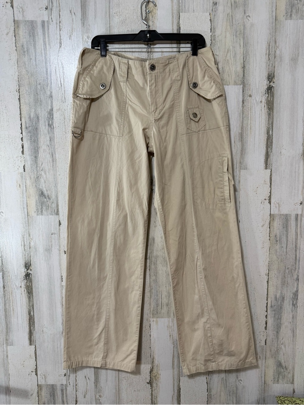 Cato Khaki Utility Cargo Pants with Flap Pockets - Picture 4 of 13